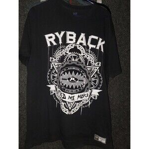 Ryback WWE Authentics Wear Size Large Front and Back Hit